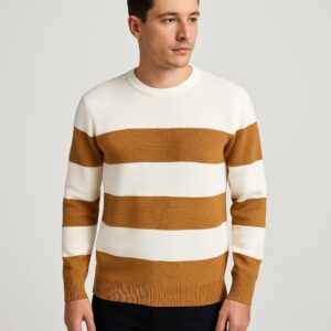 Camisola textura decote redondo