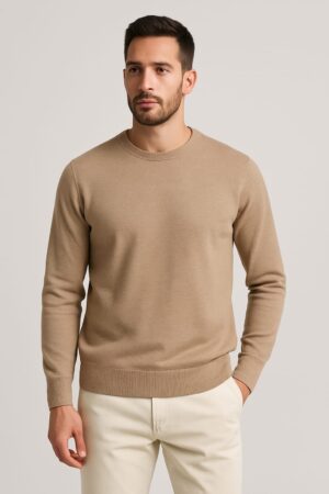 Camisola decote redondo