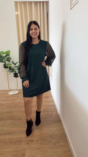 Vestido verde esmeralda