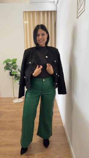 Calça ecopele MODA ANA