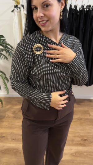 Camisola com dourado